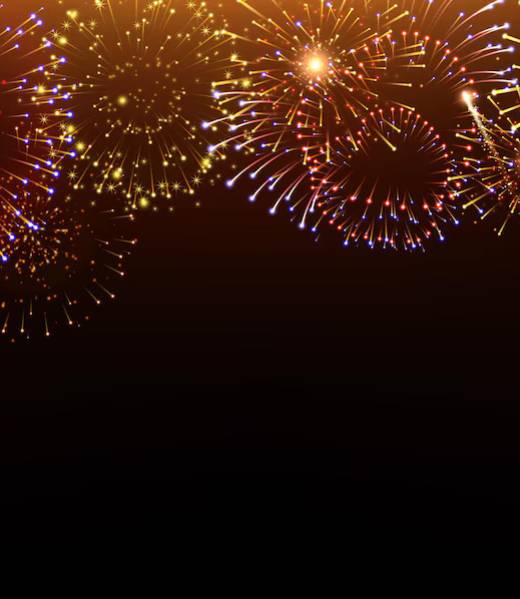 pyrotechnics fireworks background with animation black 1284 54175